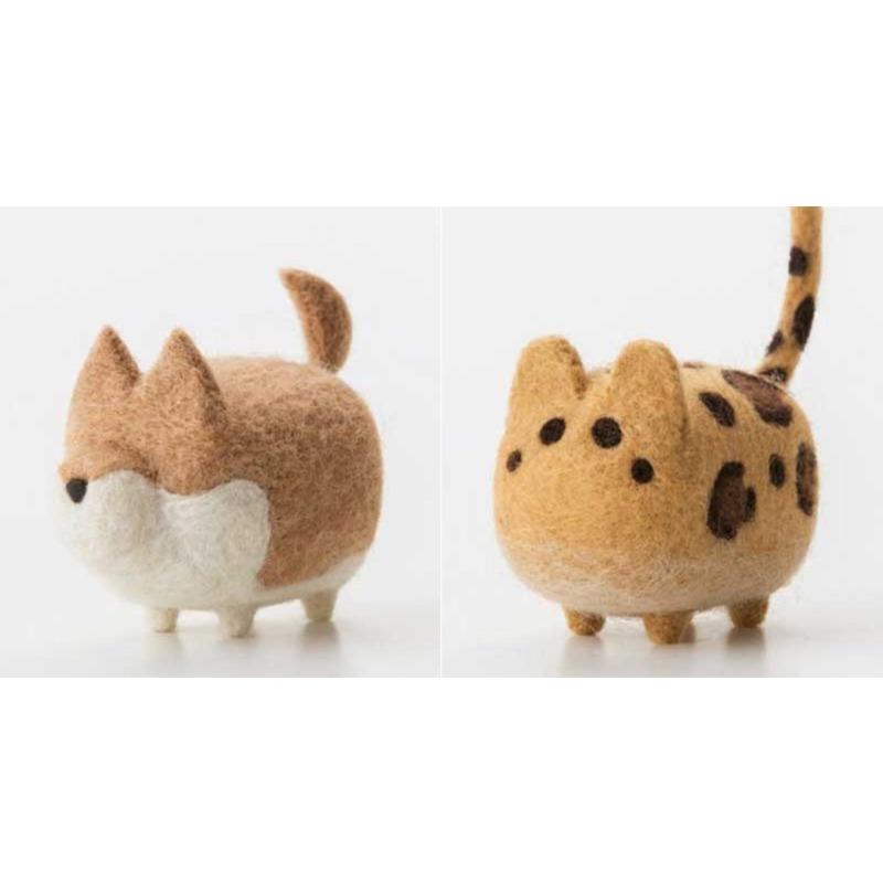 

Non-Finish DIY Kit No Faceless Dog Tiger Cat Вовна Лялька з повсті Голка Набір для валяння Аксесуари Повсть для дітей Ручна робота C