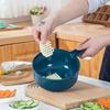 Manual Vegetable Grater Multi-Function Handheld Slicer Shredder with Stainless Steel Blades Efficient Vegetable Chopper for Carrot Potato Salad