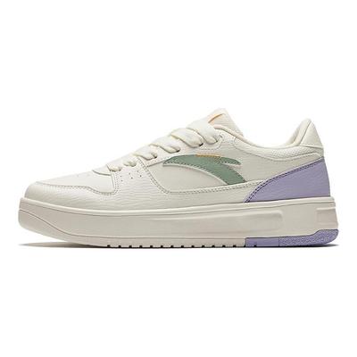 Lightweight White Sneakers Fashion Versatile Height Increasing Comfortable Low Top Skate Shoes Women Sneakers Light-Purple 922438010-2