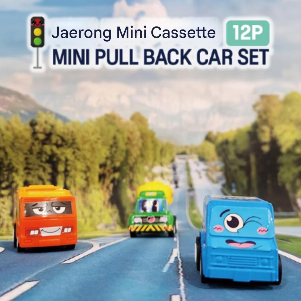 Jaerong Mini Pull-Back Car 12-Piece Set
