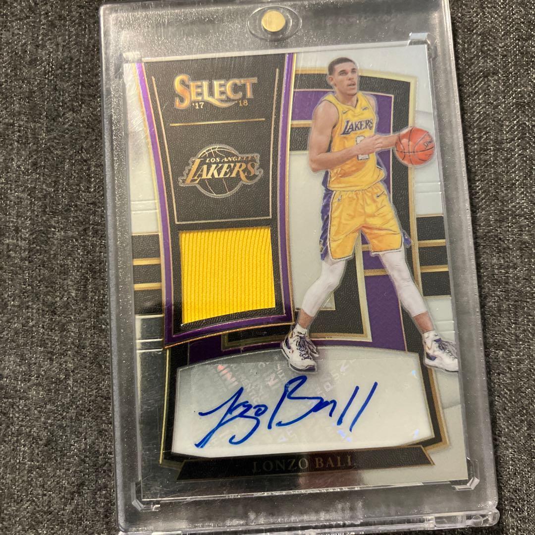 Used 2017-18 Panini Select Lonzo Ball Autograph