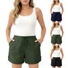 Pantalones Cortos de Mujer con Bolsillos, Pantalones Cortos Casuales