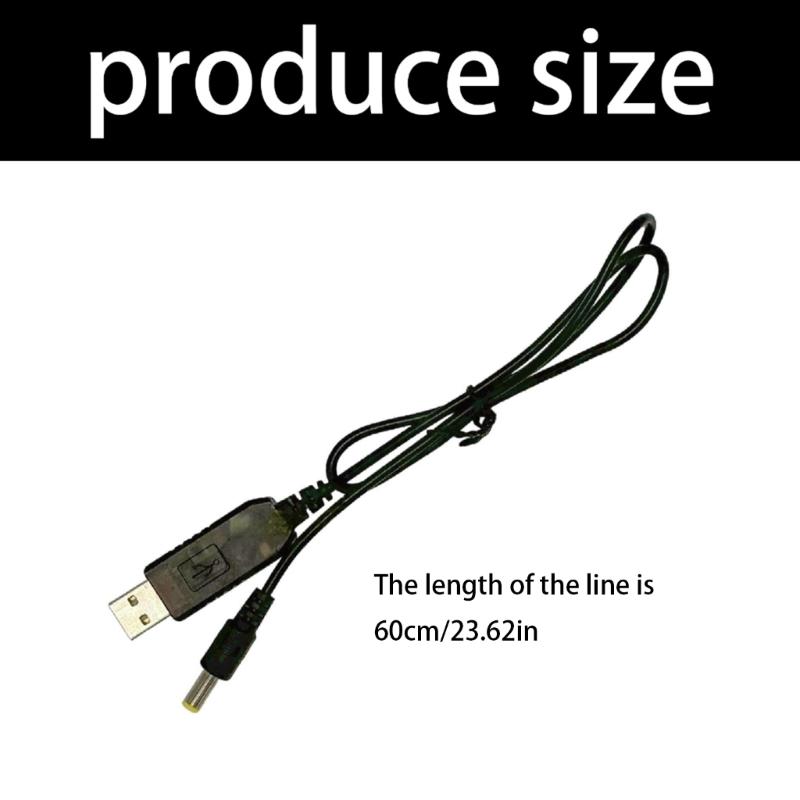USB zu DC21V Adapterkabel 5V zu 21V Konvertierungs-Boost-Kabel zum Laden von 21V Batteriesystemen Hochwertige Kunststoffkonstruktion
