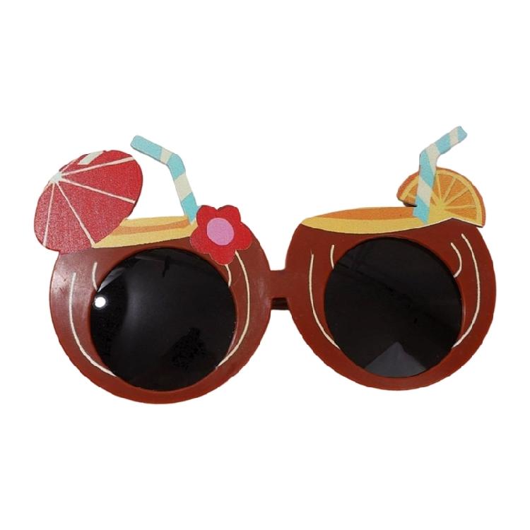 Creative Hawaiian Fruit Eyewear Compact Portable Design For Role Playing Games Themed Parties And Outdoor Use