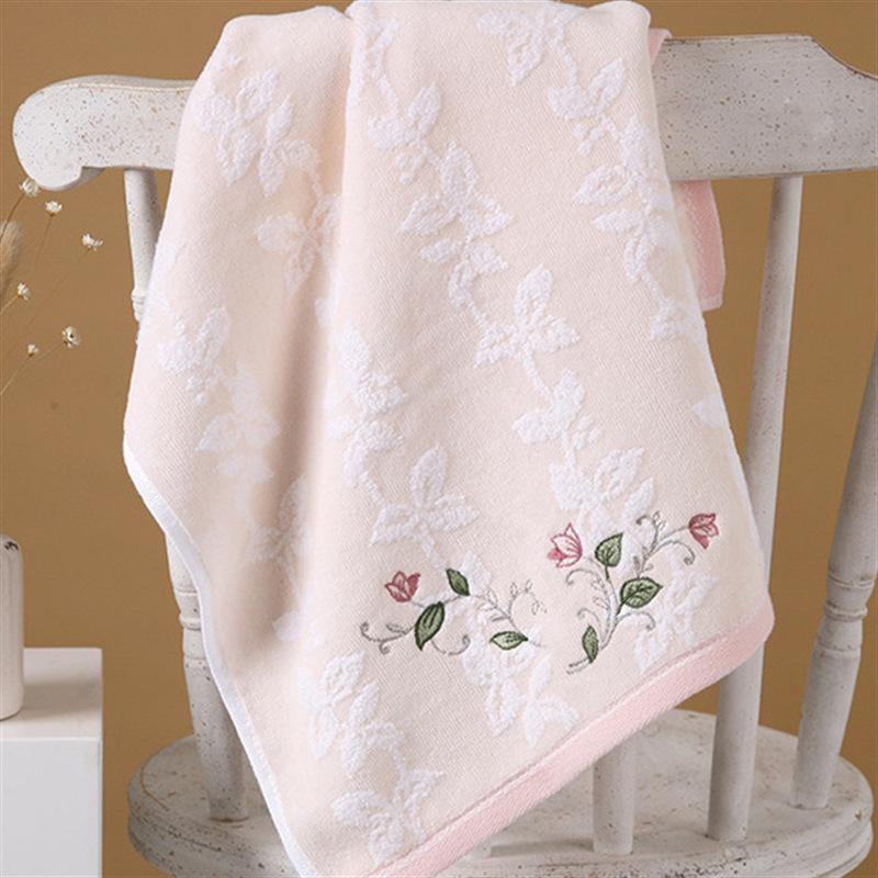 

Полотенце Вышитое Мужское Женское Полотенце Полотенце для Отеля Взрослое Мягкое Бытовое Полотенце 68cm x 34cm