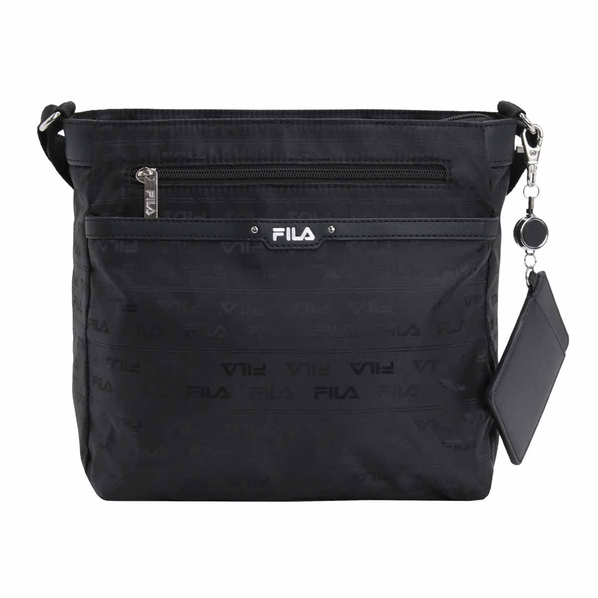 

Flower Series Jacquard Lightweight Thin-Depth Shoulder Bag with Pass Case