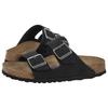 Birkenstock Arizona Soft Footbed Nubuck Leather 'Black' Men's 1019035