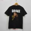 Drake Rapper Cotton T Shirt Concert S 5XL TR679 Vintage Washed Versatile Stretched Stylish Fashion Top For Everyday Wear