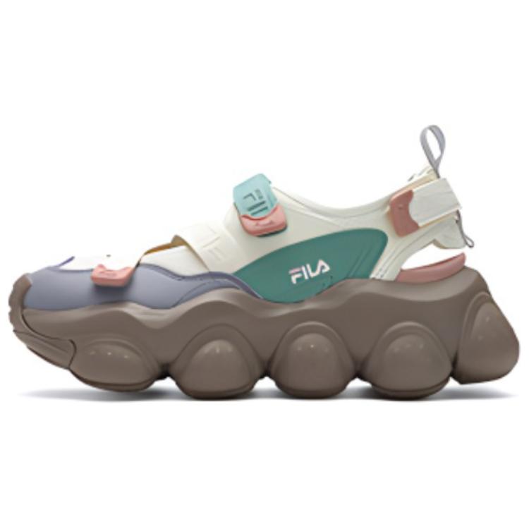 FILA STRAWBERRY Light Beige Women s Platform Sandals F12W421402FAD 39