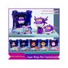Super Wings 13-Piece Mini Transforming Robot Set: Jett, Big Strong, Jin, and Mighty Little Wing Toys