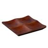 Household Division of Dry Fruit Tray Living Room Coffee Table Fruit Snack Candy Bamboo Tray