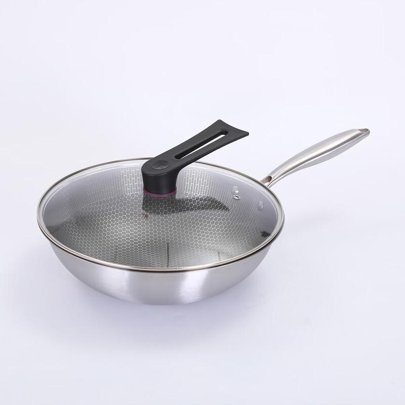 

Zhishi Double-Sided Honeycomb 316 Stainless Steel Wok