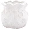 Ceramic Vase-Piggy Bank Purse In White