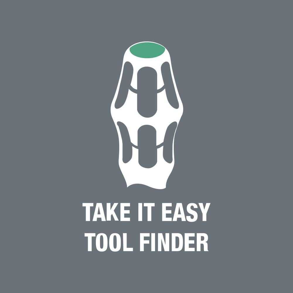 Wera 05028062001 Torx Screwdriver Set with Rack 367/6 (6-Piece Set)
