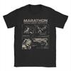 Game Marathon Graphic Printed T Shirts Unisex Women  100 Cotton  Tee Shirt Clothing