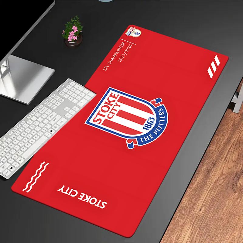 Stoke City Football Club Mouse Pad, Gaming Mouse Pad, Keyboard Pad, Desk Decor for Computer Notebook Fan Gift Birthday Gift