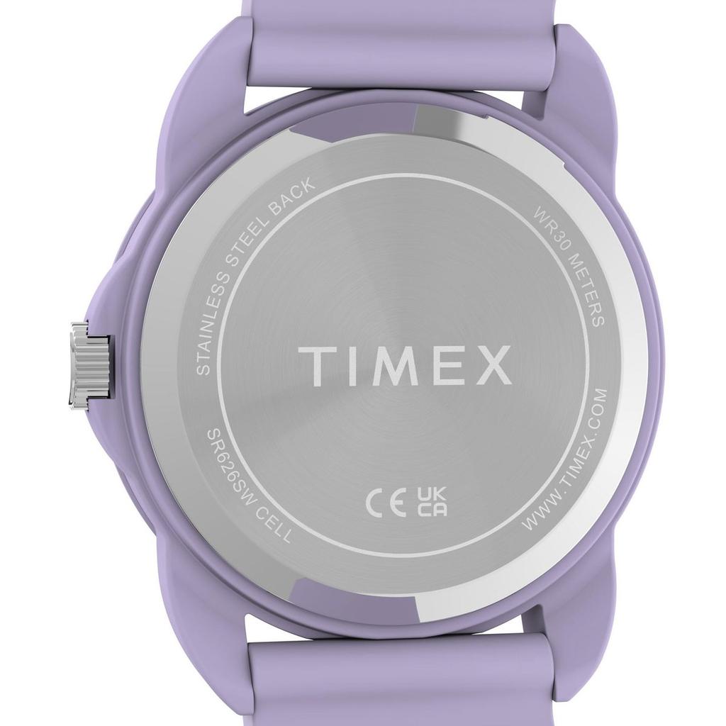 TIMEX Dětské analogové hodinky Quartz 30M vodotěsné Akrylové sklíčko Bílý ciferník TW2Y59600