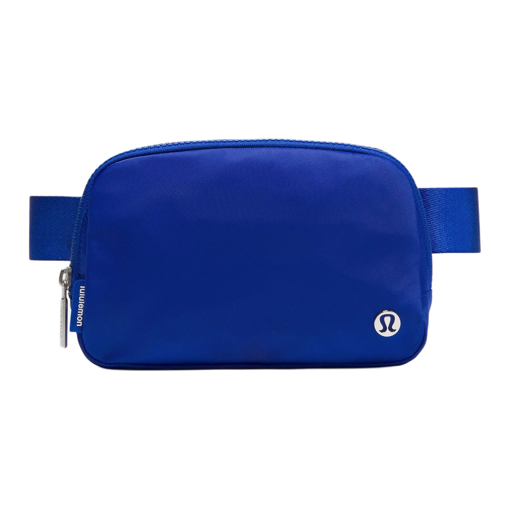 Lululemon Everywhere 1L Zipper Closure Nylon Waist Bag Women bags Blue LU9AX2S-RVSD Blue