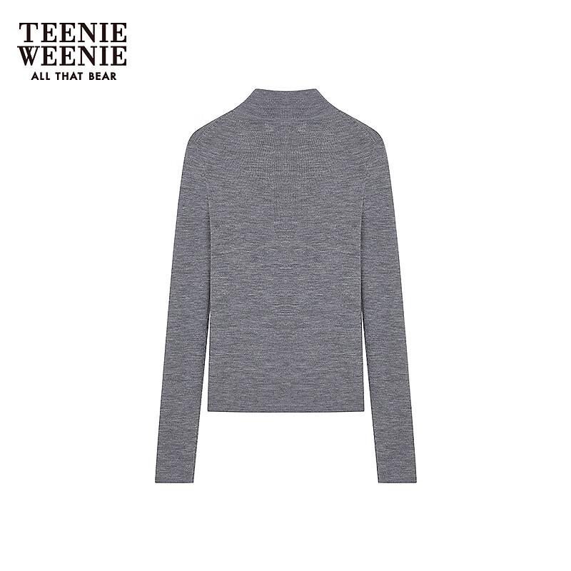 Teenie Weenie Women's Half-High Neck Knit Sweater