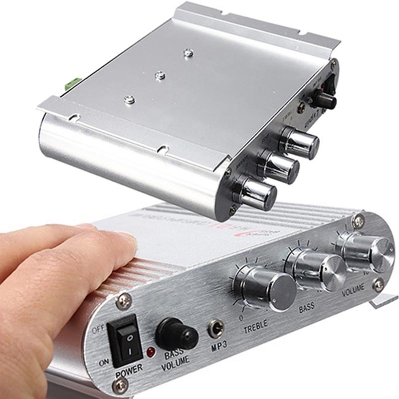 HiFi CD MP3 Radio Car Home Audio Stereo Bass Lautsprecher Booster Verstärker