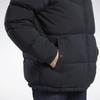 Reebok Solid Color Stand Collar Warm Zipper Jacket Down Coat Unisex Jackets Black HS3887