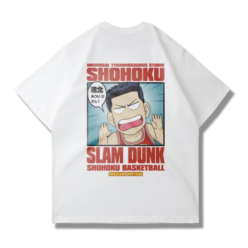 Men's Basketball Fashion Commemorative Short-sleeved Custom Casual T-shirt of The Same Style As Sakuragi Hanamichi
