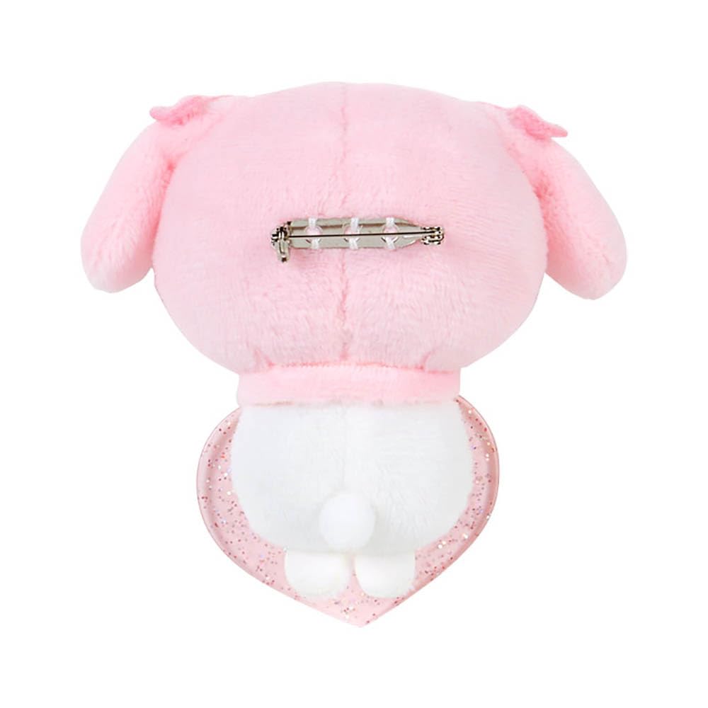 Sanrio Custom Mascot Brooch My Melody Width 8 X Depth X Height 9cm 684597 (My Pachirun) Approx. 3.5