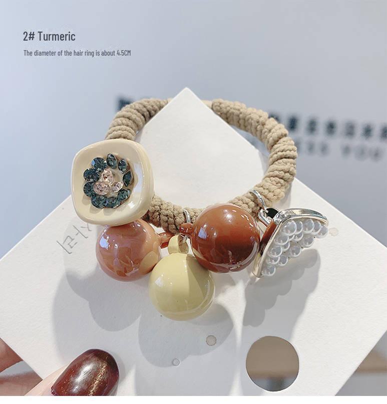 Koreanische Frische Wald Haaraccessoires – Einfaches elastisches Haarband und stilvolles Armband