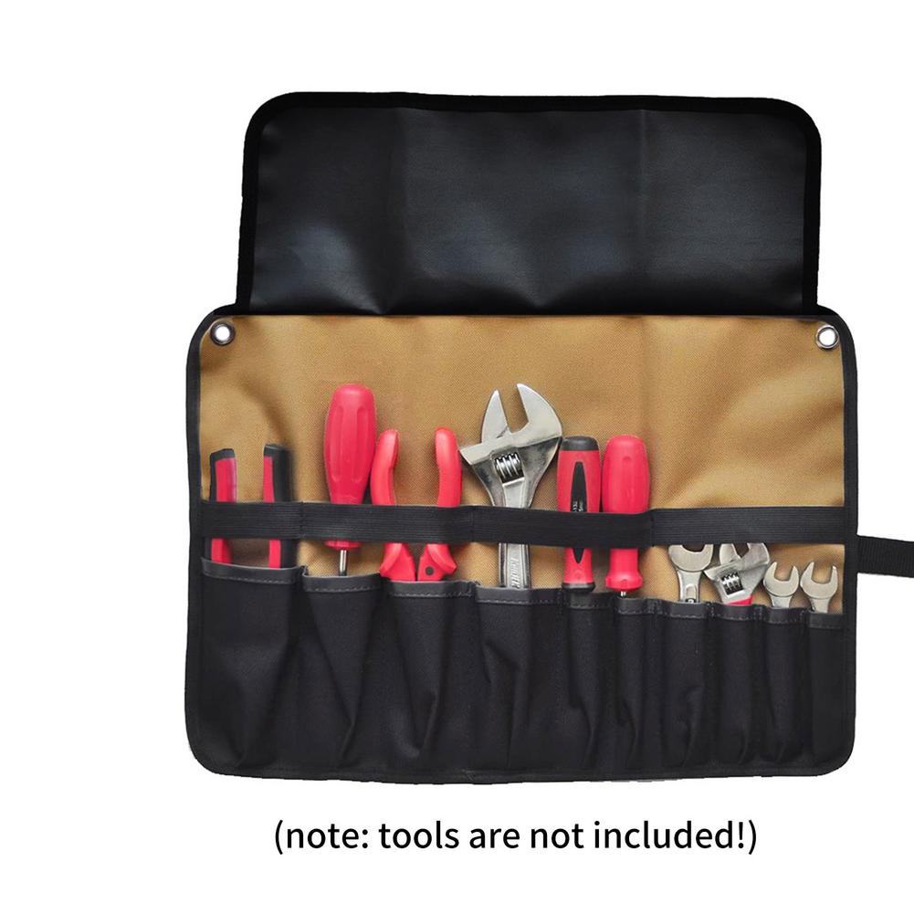 Motorcycle Multi-function Tool Bag Large Capacity Thickened Portable Carry-on Storage Bag Portable Multi-pocket Roll Bag