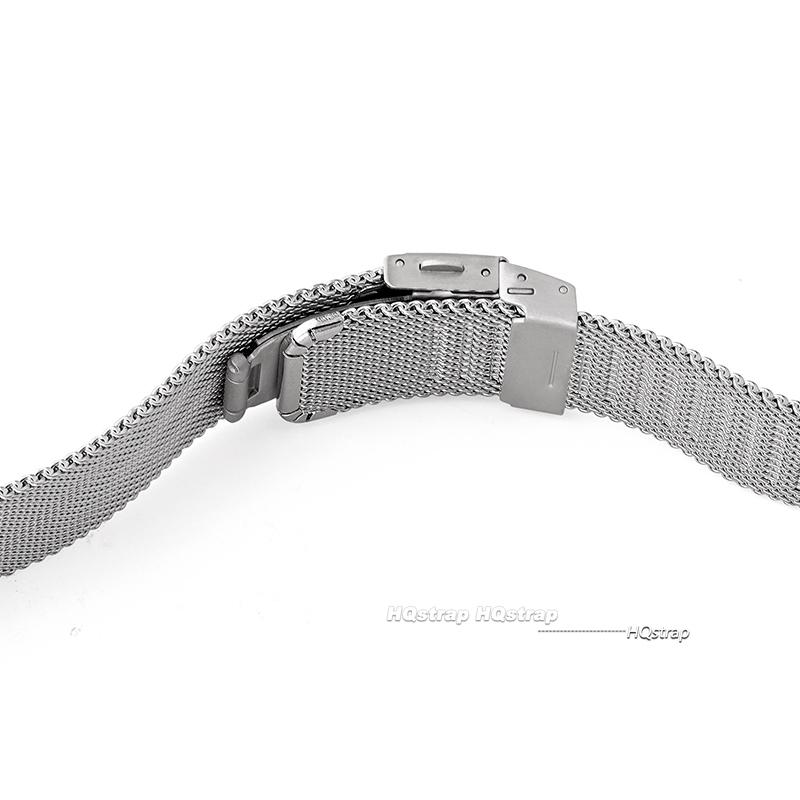 Universal Milanese Stainless Steel Strap for DW 1.0mm 0.6mm Mesh Watch Band Wrist Belt Bracelet 12 14mm 16mm 18mm 20mm 22mm 24mm