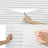 Cordless Mini Aluminum Blinds for Windows, Light Filtering & Privacy Control, White 49"W X 76"H