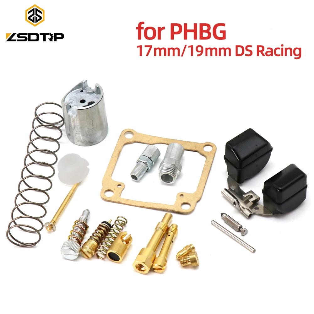 

ZSDTRP Carburetor Repair Gasket Kit For Dellorto PHBG 17mm 19mm DS Racing Repair Kit Float Needle Seat Spring Spare Parts 17mm 19mm