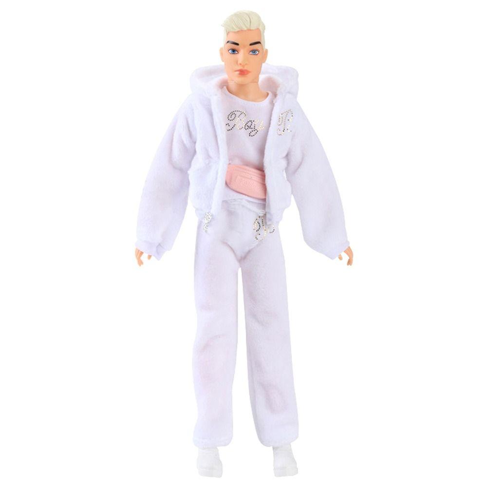 9 Stile Puppenkleidung für männliche/weibliche Puppen 2024 Samt Sportbekleidung Kappen Jacke Outfit Set 30CM Puppe