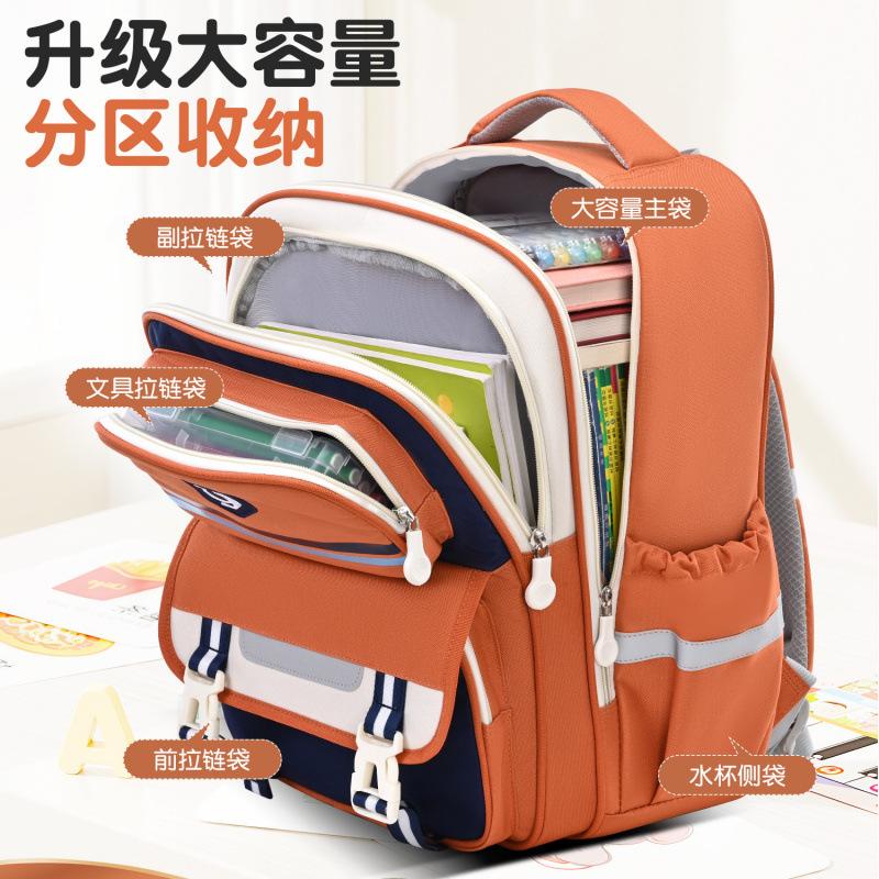 Elementary School Bag 1-6 Large Capacity Cute Female Backpack Boy Light Backpack