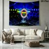 Fenerbahce sk Wall Tapestry Aesthetic Wall Hanging Printed Fabric Blanket Decorative Tapestries for Bedroom Living Room Home Decor