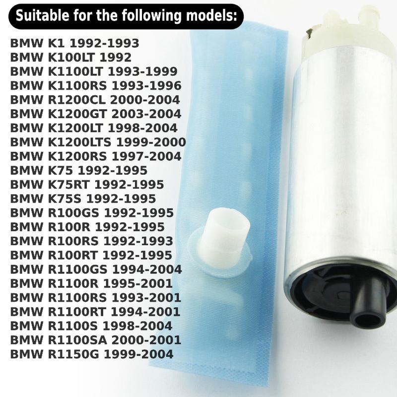 

BMW Fuel Pump With Filter Fits For BMW K1 K100LT K1100LT K1100RS R1200CL K1200GT K1200LT K1200LTS K1200RS K75 K75RT K75S R100GS
