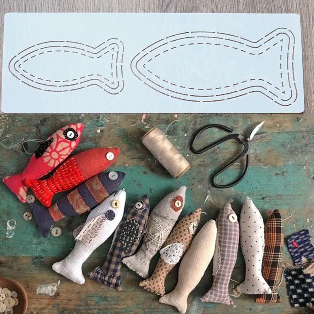 Plastic Stencil Quilt Quilting Template For DIY Patchworks Sewing Multifunctional Sewing Patchworks Template For Embroidery