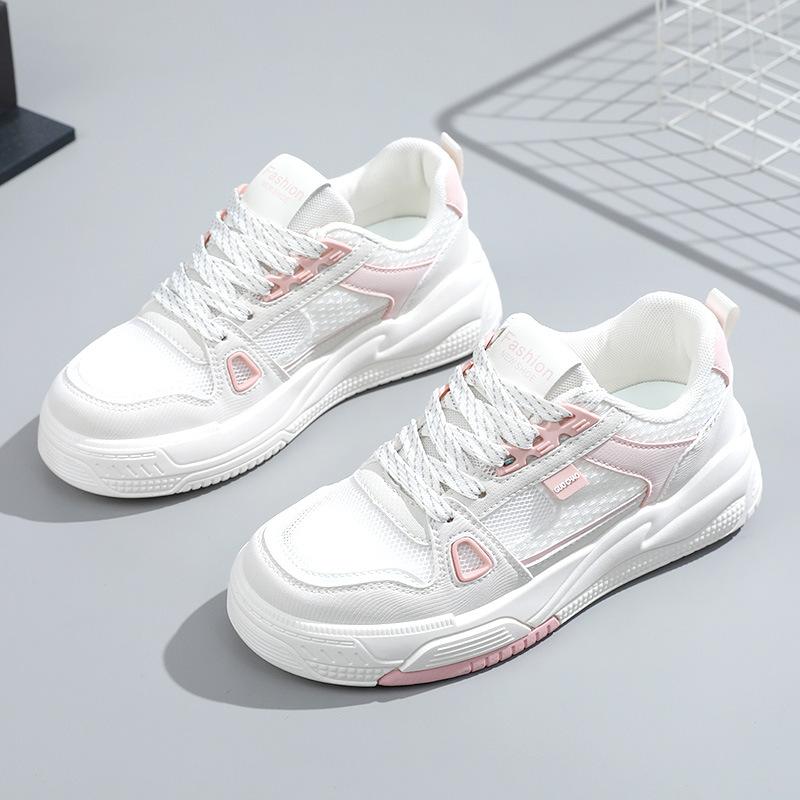 

[Customized] RM1506-1 new breathable height-increasing little white shoes for women s 2025 spring and summer thick-soled explosion, versatile luck 40