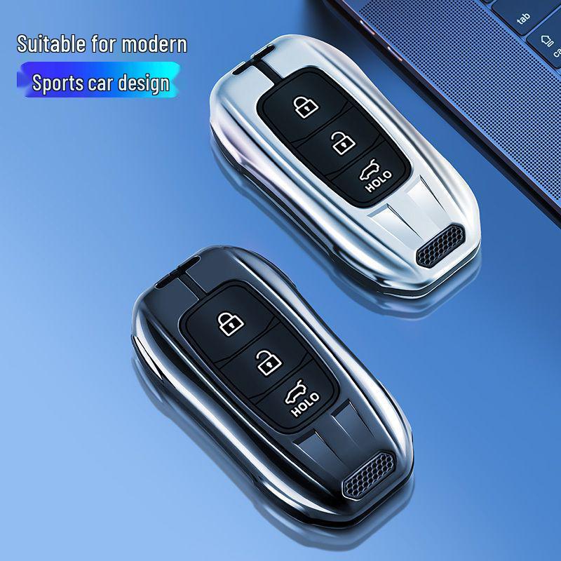 Compatible Key Case for Hyundai Ix35, Elantra 7th Gen, Santa Fe, Festa, Tucson, and Custo.