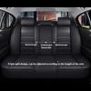 Simple Full-Cover 5-Seat Car Seat Covers –  Perforated PU Leather, Breathable, Comfortable & Durable, All-Season Universal Fit