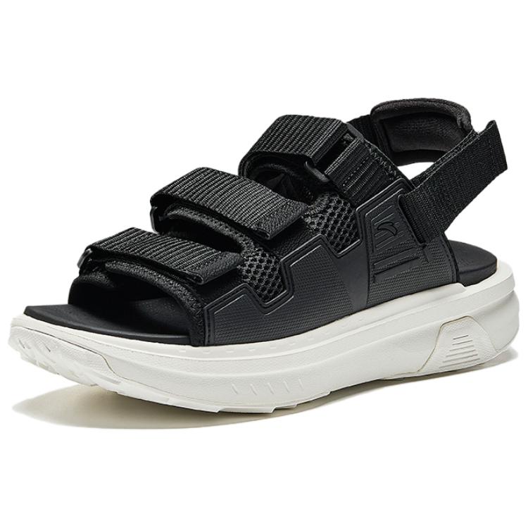 Anta Fabric Versatile Comfortable Beach Sandals Men Sandals Black 112538512-1