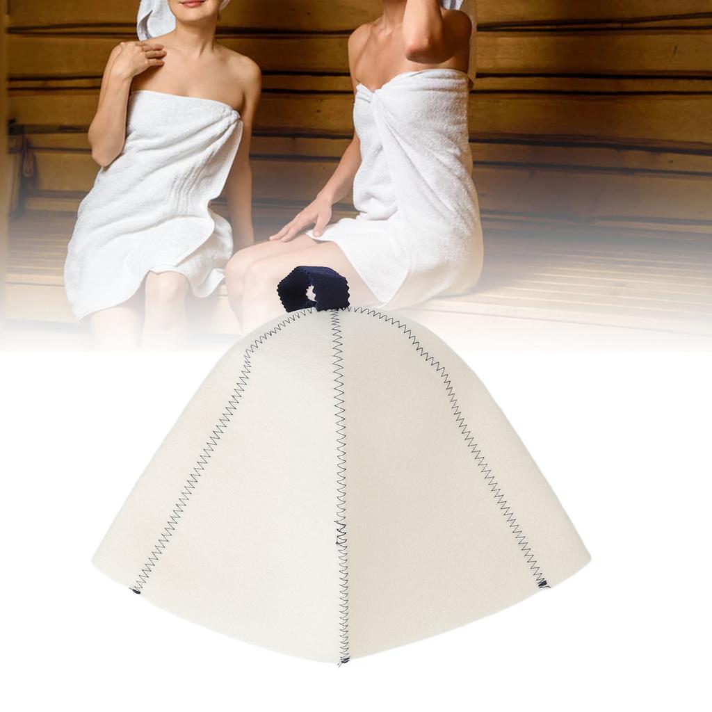 Sauna Felt Hat Head Protection Sauna Bath Hat Vaporarium Hat for Men Women Bath Accessories