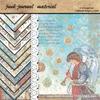 12 Sheets Retro Christmas Blessing Background Paper for Journaling and Collage
