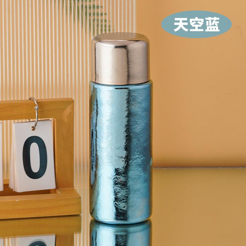 High value light luxury accompanying portable water cup vacuum tea separation thermos cup