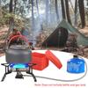 6000W Vindtett Camping Gassbluss Sammenleggbart Camping Gassbrenner for Camping Fotturer Reiser