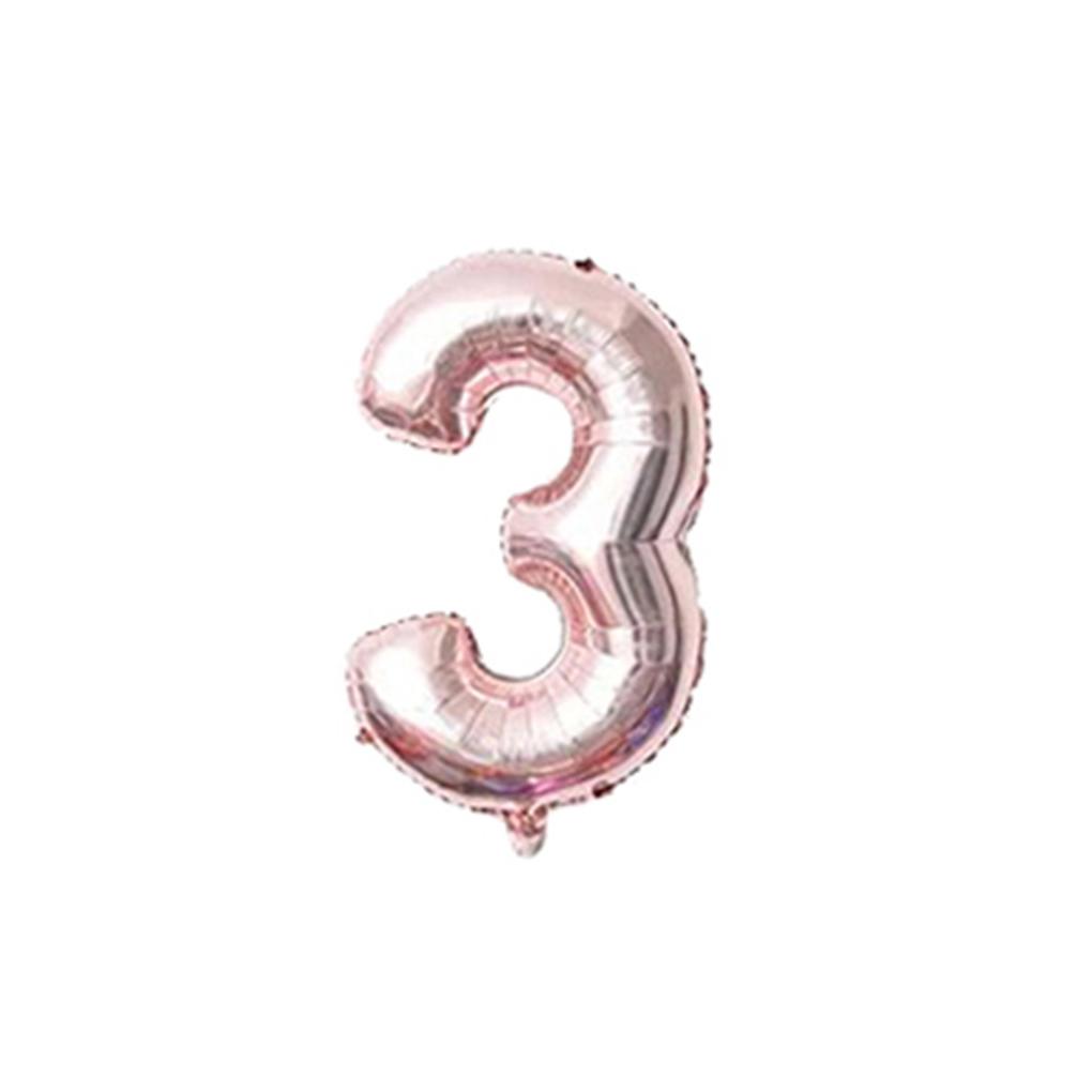 Party Balloon Aluminum Foil Number Balloon Wedding Birthday Party 16-inch Decoration