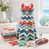 Cartoon DIY Stepp-Weihnachtsbaum-Set Geschichtetes 3D-Weihnachtsbaum-Set Anfängerfreundlich