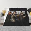 The Walking Dead Jeffrey Dean Rick Grimes Daryl Dixon Blanket Flannel Horror Movie Warm Throw Blanket for Bedroom Sofa Bedspread