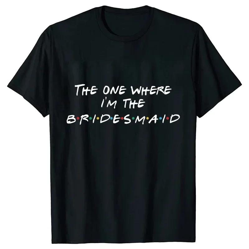 Friends Wedding Party T Shirt Y2K Team Bride Squad Tribe Shirt Bachelorette Hen Party Tees  Cheap  Clothing with Free Shipping