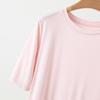 2025 Silk Summer Breathable Women's Slimming Five-Sleeve Round Neck T-Shirt